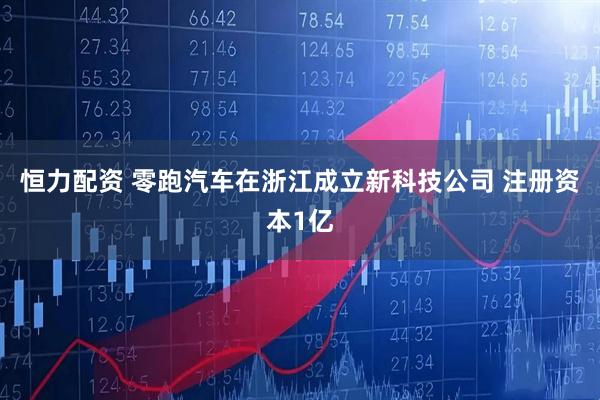恒力配资 零跑汽车在浙江成立新科技公司 注册资本1亿